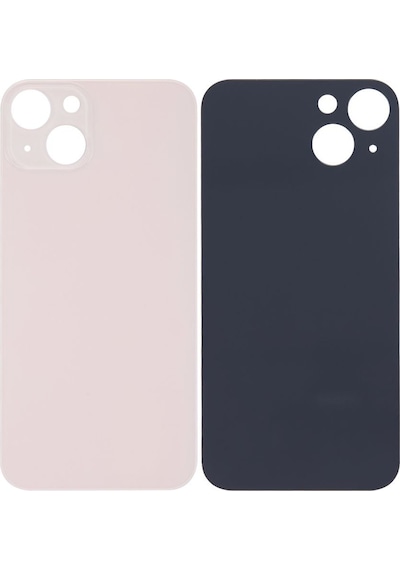 Apple Uyumlu iPhone 13 Pembe Arka Kapak Batarya Kapağı Pil Kapağı Pembe