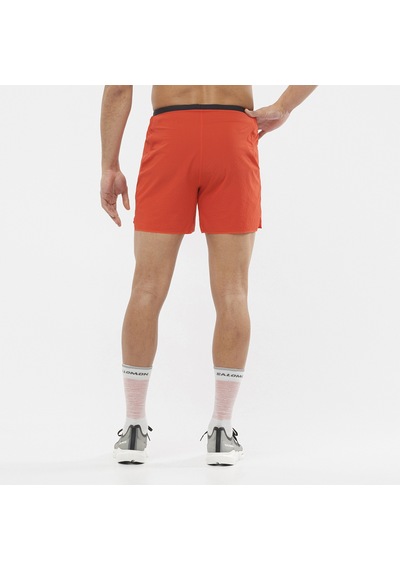 Salomon Sense Aero 5'' Shorts M Renkli Turuncu