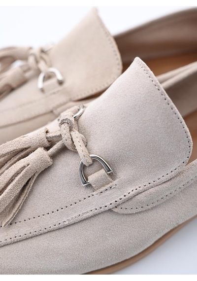 Bej Süet Loafer 34307-bej Bej