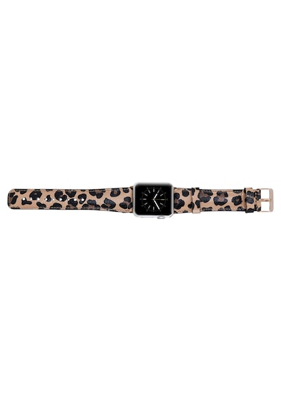 Apple Watch Uyumlu Deri Kordon 42-44-45mm Leopar Ne Diğer