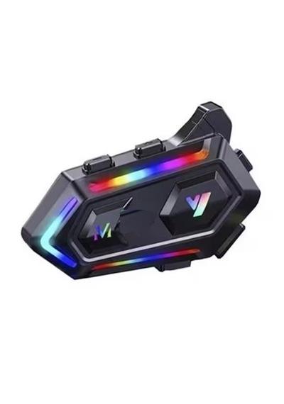 Krm2 Rgb Motosiklet Sürücüleri İçin Ipx6 Özellikli İnterkom Kablosuz Bluetooth Kulaklık