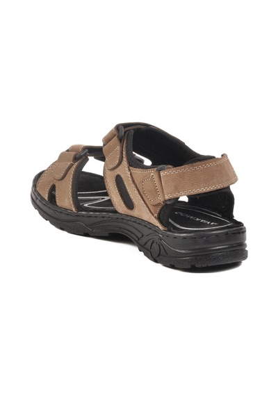 Kum Erkek Çocuk Cırtlı Spor Sandalet 1305 G Kum