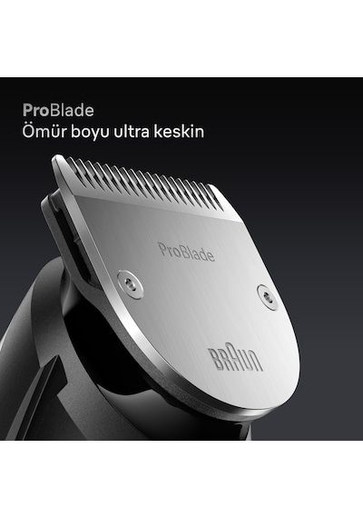 Braun Sakal Düzeltici Series 7, +10 Berber Ekipmanları, 40 Uzunluk, Problade, Bt7540