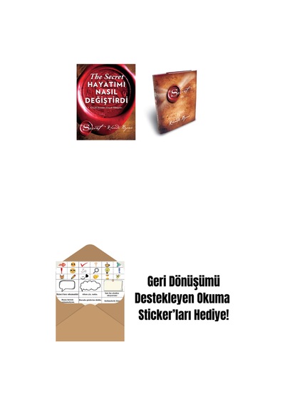 The Secret - Hayatımı Nasıl Değiştirdi Ciltli + Sır Ciltli + Okuma Sticker'ları