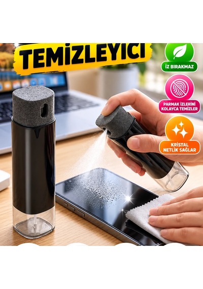 Tekrar Doldurulabilir Ekran Temizleme Sprey Şişesi Telefon, Tablet Ve Monitör İçin