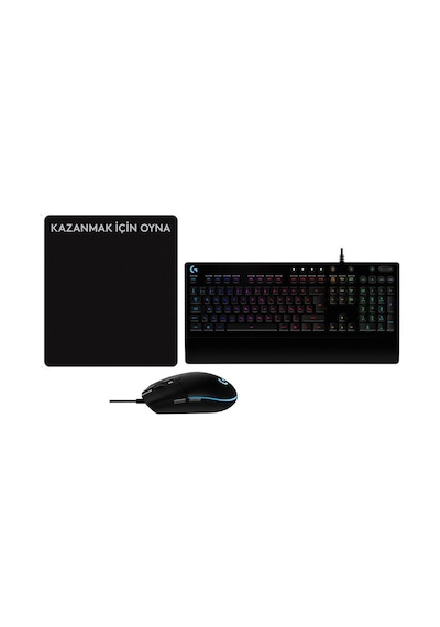 Logitech G G102 Oyuncu Mouse Ve G213 Oyuncu Klavyesi Seti Mouse Pad  Optik