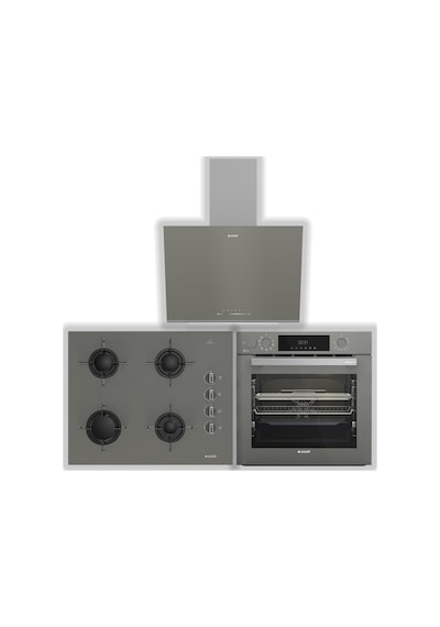 Arçelik AFC 361 G - OCD T 651 EG - ADE 606-2 G Gri Ankastre Set