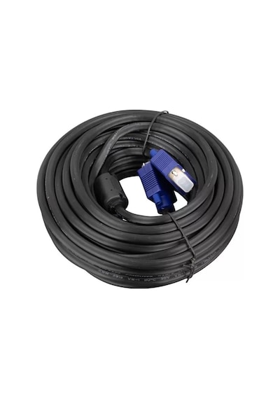 Sh Powermaster Pm-4421 15 Pin 3+6 Erkek/erkek 10 Metre Vga Görüntü Kablosu Najmaddin