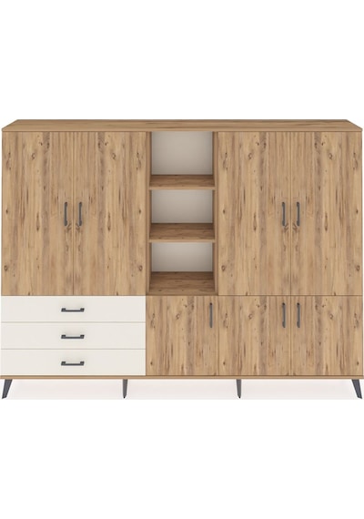 Arges Dolap 11 Raflı 3 Çekmeceli 7 Kapaklı 220x30x163 Çam-çam/ayt Çam-çam/aytaşı Arges Dolap 11 Raflı 3 Çekmeceli 7 Kapaklı 220x30x163 Çam-çam/ayt Çam-çam/aytaşı