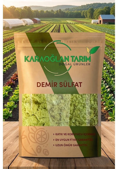 Demir Sülfat - Bitki Ve Çim Coşturan Sararma Karşıtı Bitki Besini Gübresi 2 Kg 1 Adet