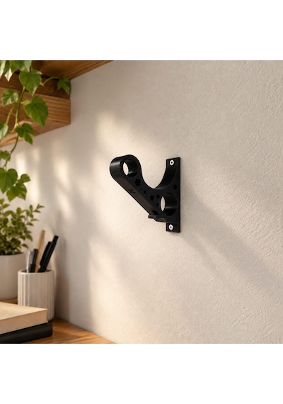 Leaf Creative Plastik Motosiklet Kaskı Duvar Askısı &