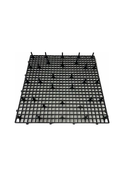 50x50 Plastik Güvercin Kümes Taban Izgarası Siyah