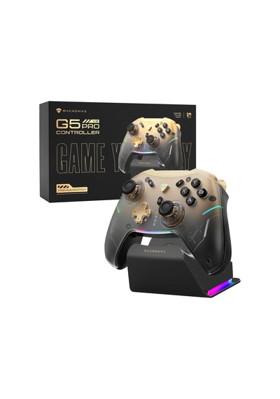 G5pro V2 Oyun Kumandası, Pc/ns/ios/android İçin, Optik Tetik Ve Microswitch, Rgb Sync İstasyonlu Kablosuz Kumanda, Değiştirilebilir Joystick Diğer