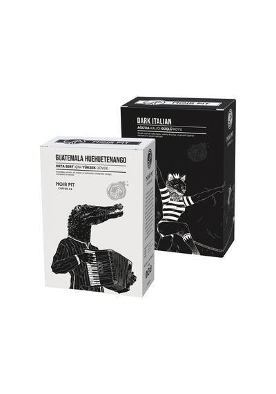 Noir Pit Coffee Co. Guatemala Ve Dark Italian Çekirdek Kahve 2x250 G Diğer