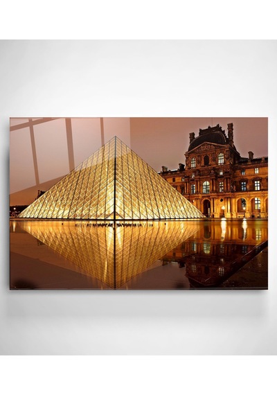 Louvre Müzesi Cam Tablo, Dekoratif Cam Tablo