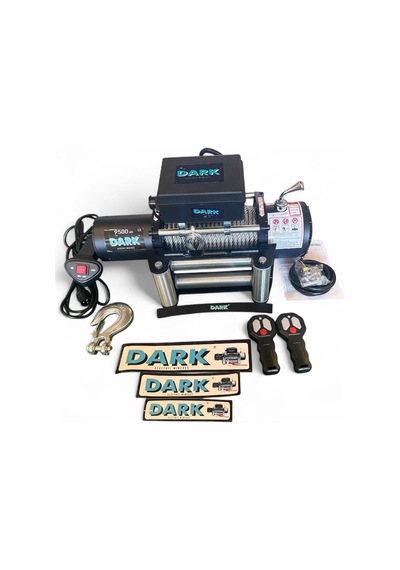 Dark Vinç 9500lb Çelik Halatlı Kollu 12v Vinç Tambur