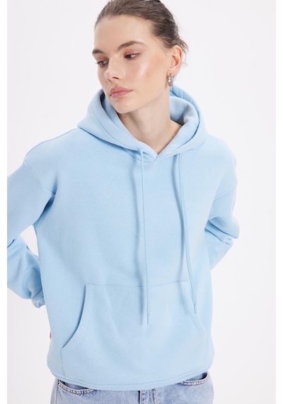 Tudors Kadın Oversize Geniş Kesim Pamuklu Yumuşak Dokulu İçi Polarlı Basic Mavi Kapüşonlu Sweatshirt-42083 Mavi Tudors Kadın Oversize Geniş Kesim Pamuklu Yumuşak Dokulu İçi Polarlı Basic Mavi Kapüşonlu Sweatshirt-42083 Mavi