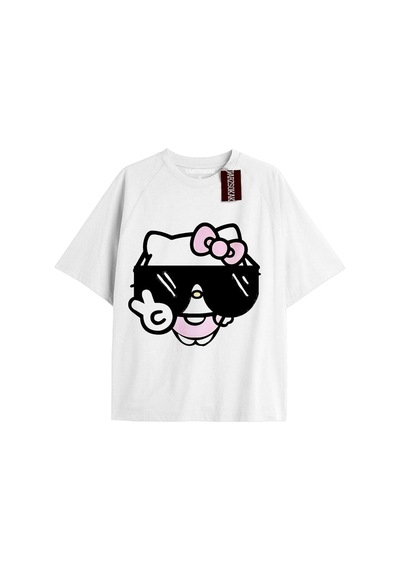 Adrift Cool Hello Kitty Beyaz