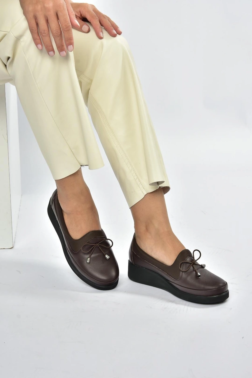 Fox Shoes V555075003 Kahverengi Hakiki Deri Comfort Ortopedik Taban Kadın Ayakkabı Kahverengi-hakiki Deri Fox Shoes V555075003 Kahverengi Hakiki Deri Comfort Ortopedik Taban Kadın Ayakkabı Kahverengi-hakiki Deri