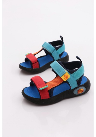 Dudino Kids Footwear 4s87a Coconut Iı Çocuk Sandalet Sandalet Ve Terlik Sax Blue