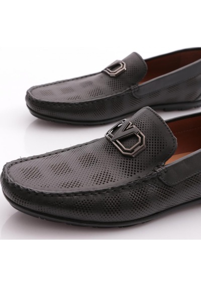 Dgn 19389-ss Erkek Casual Ayakkabı Siyah Antik