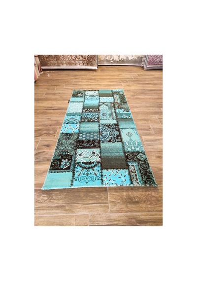 Akantus 3701d Antrasit-mavi Halı Çok Renkli
