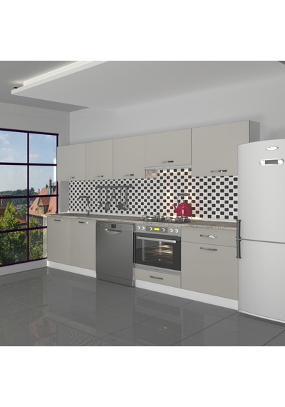 Decoraktiv Elite 280 Ankastre Fırın Modüllü Mdf Hazır Mutfak Dolabı - Tezgah Dahil - Kumtaşı Kum Beji Decoraktiv Elite 280 Ankastre Fırın Modüllü Mdf Hazır Mutfak Dolabı - Tezgah Dahil - Kumtaşı Kum Beji
