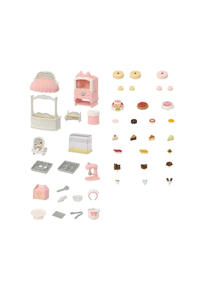 5807 Sylvanian Families Kasaba Pasta Dükkanı Oyun Seti +3 Yaş Standart