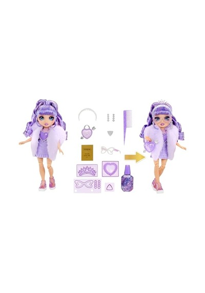 Mgae, Rainbow High Violet - Kristal Serisi Bebeği, Rainbow High 000 Açık Krem
