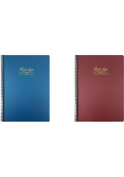 Gıpta Metal Notes A4 Spiralli Defter Pp Kapak 100 Yaprak Kareli 2 Adet