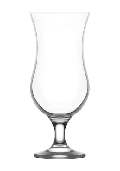 Lav Fiesta Cam Kokteyl Bardağı 3'lü 390 ml (Meşrubat/Smoothie /Milkshake/Soğuk Kahve Bardağı )