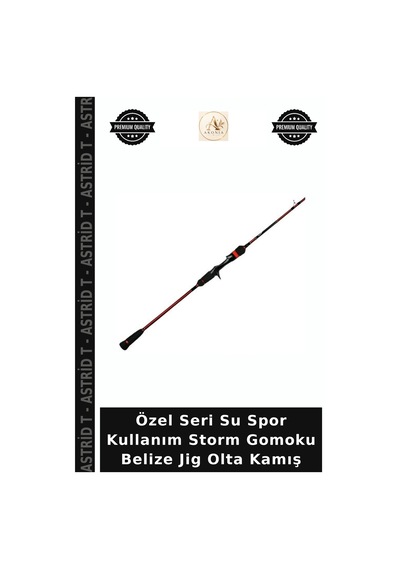 Özel Seri Su Spor Kullanım Storm Gomoku Belize Jig Olta Kamış 190cm - 120gr - Spinning