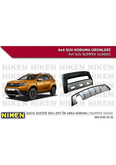 Dacia Duster Ön Arka Koruma 2014-2017 Oem Model