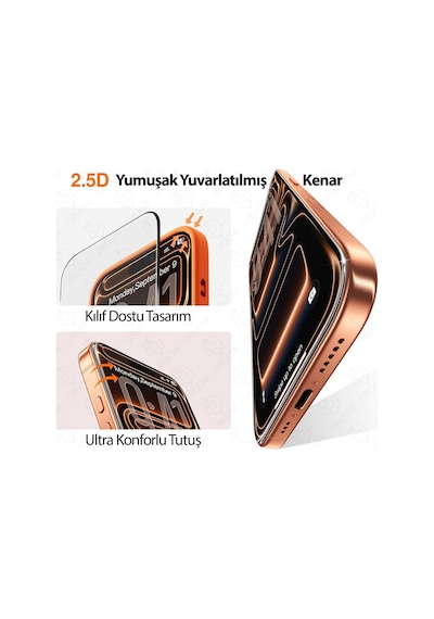 Cappy Kolay Kurulum İphone 18 Pro Max / 17 Pro Max İle Uyumlu Ekran Koruyucu, Tam Kaplama Temperli Cam, Kabarcıksız Ve Tozsuz Uygulama, 9h Çizilmez Koruma, Hd Şeffaf, Siyah Çerçeve, Kılıf Dostu Cappy Kolay Kurulum İphone 18 Pro Max / 17 Pro Max İle Uyumlu Ekran Koruyucu, Tam Kaplama Temperli Cam, Kabarcıksız Ve Tozsuz Uygulama, 9h Çizilmez Koruma, Hd Şeffaf, Siyah Çerçeve, Kılıf Dostu