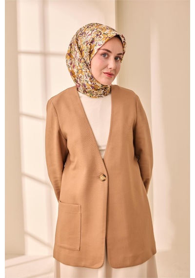 Silk Home Twill İpek Eşarp 11477-09 Ekru, Mürdüm, Gold, Haki, Yeşil