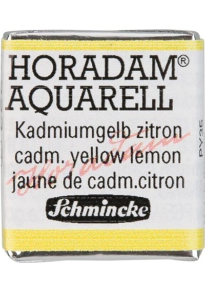 Schmincke Horadam Aquarell Artist Sulu Boya Cadmium Yellow Lemon Yarım Tablet