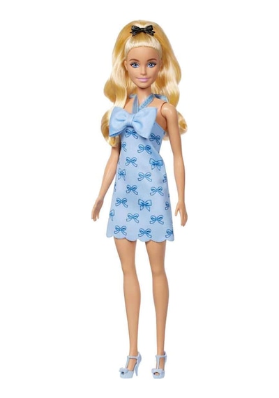 Barbie® Büyüleyici Parti Bebekleri - Mavi Fiyonklu Elbiseli  HYT93