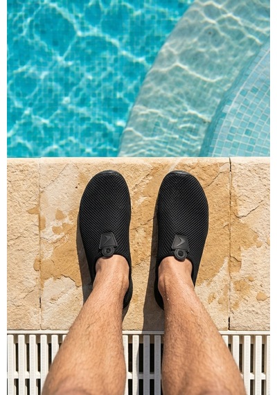 Fifteen Fıfteen Aqua Erkek Deniz Havuz Plaj Ayakkabısı Siyah