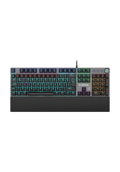 Rampage KB-R28 Blade Plus Red Switch Gökkuşağı Aydınlatmalı Mekanik Oyuncu Klavye