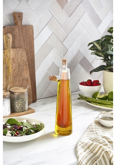 Karaca Sierra Cam Yağdanlık Ve Sirkelik 220 Ml Şeffaf