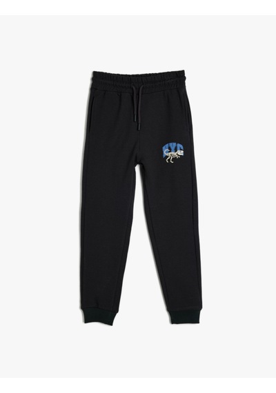 Koton Baskılı Regular Fit Jogger Eşofman Altı Antrasit 5wkb40180tk Antrasit