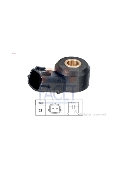 Vuruntu Sensörü - Fiat Strada, 500, Panda, Grande Punto, Punto, Doblo, Bravo, Stilo, Seicento, Barchetta, Fiorino, Qubo, Idea, Multipla, Linea, Marea