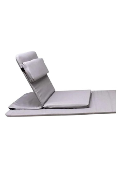 Backjack Meditasyon Sandalyesi Destekli Yer Minderi + 60x180 Kumaş Mat - Backjack 3xl Gri