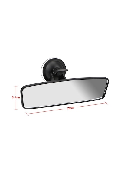 İç Dikiz İlave Ayna 240 Mm 360 Derece Ayarlı Vantuzlu