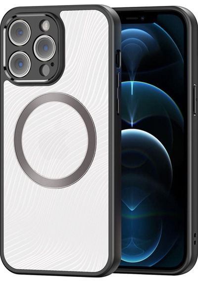 Dux Ducis Apple Uyumlu iPhone 12 Pro Max Aimo Series Mag Safe Premium Buzlu S
