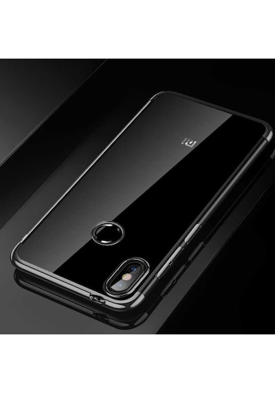Xiaomi Mi A2 Lite Ince Köşeleri Renkli Şeffaf Kaliteli Kılıf