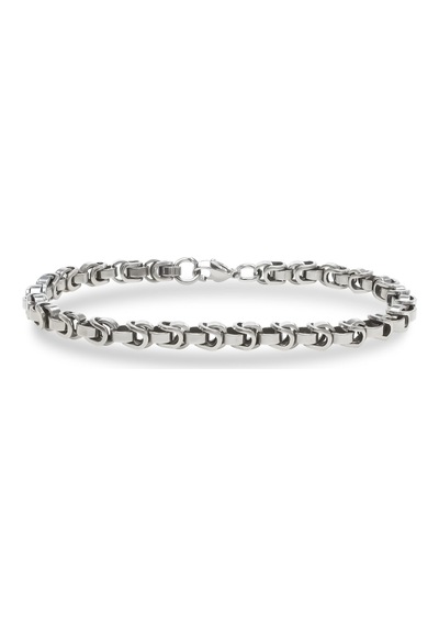 Moncuk Design Box Cuban Çelik Zincir Bileklik 6mm 3351czb2d11 Sarı