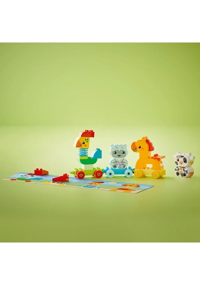 LEGO® DUPLO® İlk Hayvan Trenim 10412 1½+ Eğitici Oyuncak Yapım Seti - 19 Parça