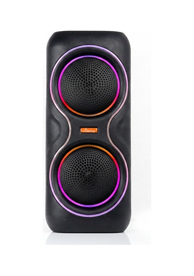 Çeşithane Dual 8 İnç Kablosuz Karaoke Hoparlörü - 18w Güçlü Bass Subwoofer, Rgb Led Aydınlatmalı Ve
