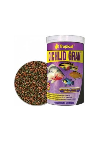 Tropical Cıchlıd Gran 100 ML Kutusunda Çiklet Balık Yemi